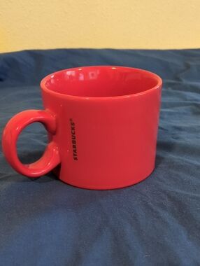 Starbucks 2017 Bright Red Ceramic Coffee Mug